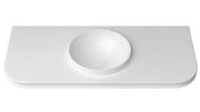 Havana English Edge Matte White with Round Basin Top otti