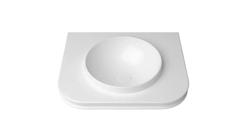 Havana English Edge Matte White with Round Basin Top otti