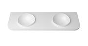Havana English Edge Matte White with Round Basin Top otti