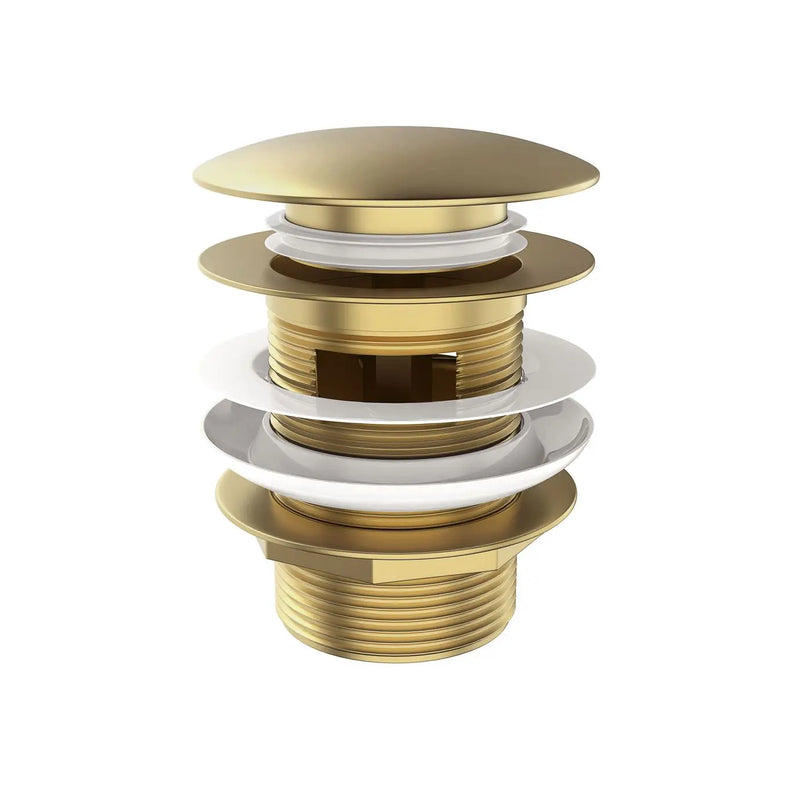 Otti Mushroom Bath Pull Out Popup Waste Overflow Argent Gold (M40AG-OF)