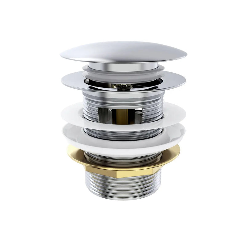 Otti Mushroom Bath Pull Out Popup Waste Overflow Chrome (M40CH-OF)