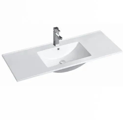 SlimLine Ceramic Top  Single Bowl with Overflow 600mm/750mm/900mm/1200mm - FIL Kitchen Bathroom