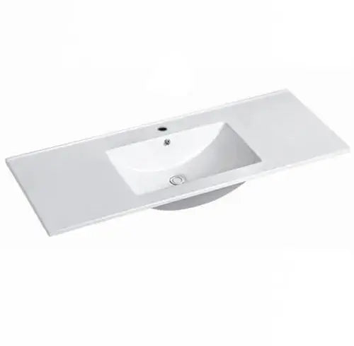 SlimLine Ceramic Top  Single Bowl with Overflow 600mm/750mm/900mm/1200mm - FIL Kitchen Bathroom