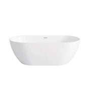 Attica Manolo 1300/1400 Gloss White Bath with Overflow otti
