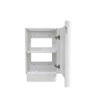 Maxi Space Saver Matte White Curved Floor Standing Vanity otti