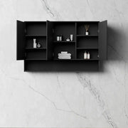 MARLO MATTE BLACK 1200X800X150 SHAVING CABINET FIL Kitchen Bathroom