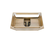 NATURAL OAK BYRON 600MM WALL HUNG VANITY FIL Kitchen Bathroom