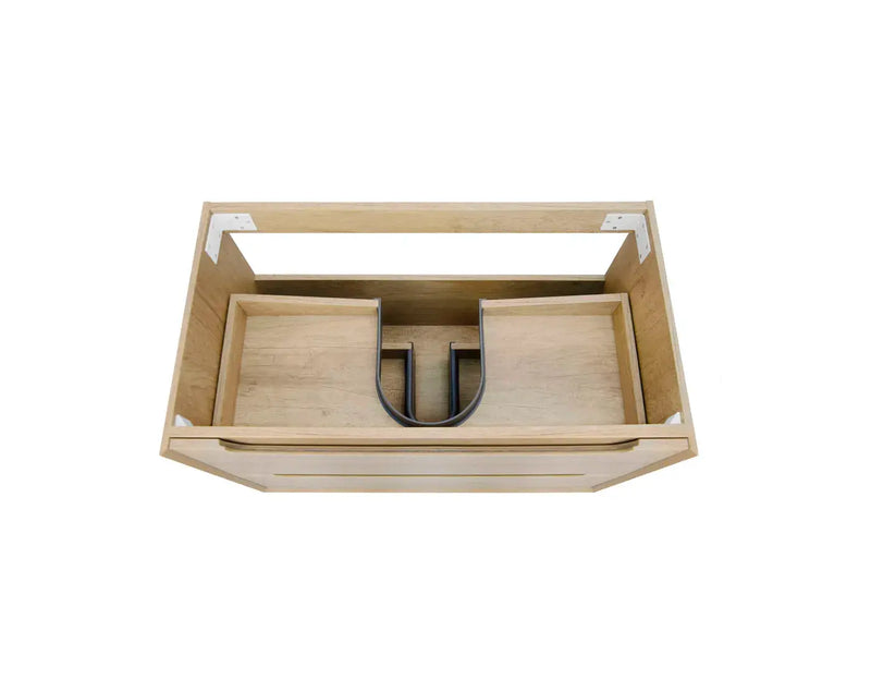 NATURAL OAK BYRON 600MM WALL HUNG VANITY FIL Kitchen Bathroom
