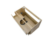 NATURAL OAK BYRON 600MM WALL HUNG VANITY FIL Kitchen Bathroom