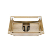 NATURAL OAK BYRON 750MM WALL HUNG VANITY FIL Kitchen Bathroom