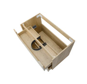 NATURAL OAK BYRON 750MM WALL HUNG VANITY FIL Kitchen Bathroom