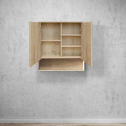 BYRON NATURAL OAK 750X800X150 SHAVING CABINET FIL Kitchen Bathroom