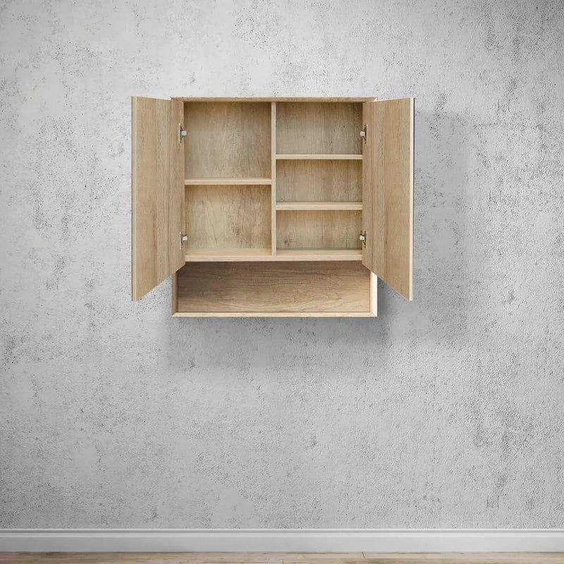 BYRON NATURAL OAK 750X800X150 SHAVING CABINET FIL Kitchen Bathroom