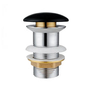 POP UP WASTE NF 32MM CHROME/BLACK FIL Kitchen Bathroom