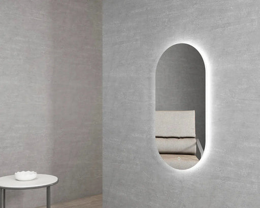 NOOSA LED OVAL MIRROR 900X450M FIL Kitchen Bathroom