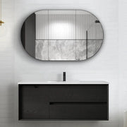 BLACK OAK BYRON 1200MM WALL HUNG VANITY FIL Kitchen Bathroom