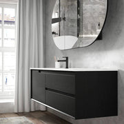 BLACK OAK BYRON 1200MM WALL HUNG VANITY FIL Kitchen Bathroom
