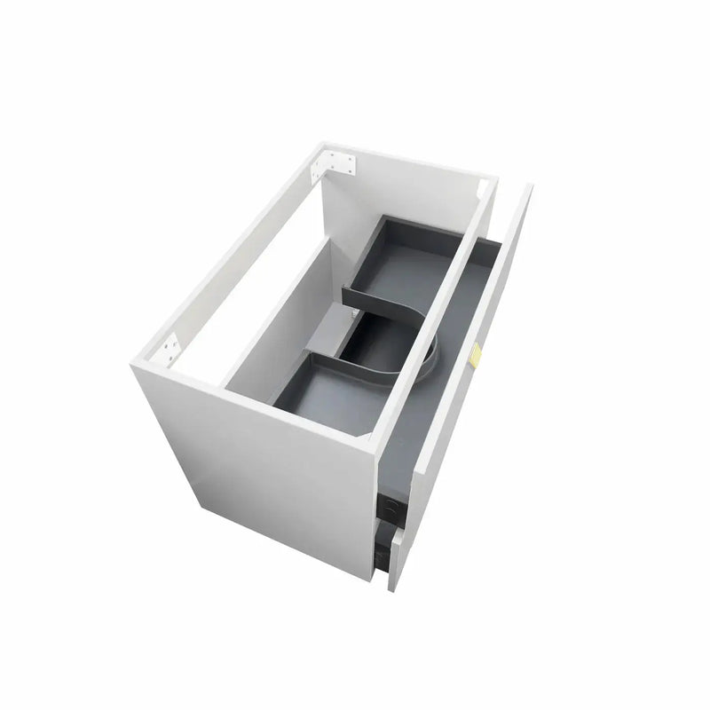 SATIN WHITE BOSTON 750MM WALL HUNG VANITY FIL Kitchen Bathroom