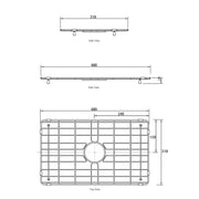MC60455 STAINLESS STEEL PROTECTIVE GRID FIL Kitchen Bathroom