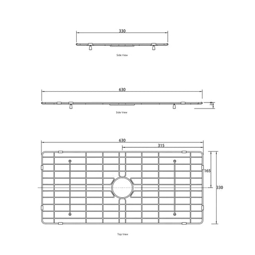 MC7645 STAINLESS STEEL PROTECTIVE GRID FIL Kitchen Bathroom