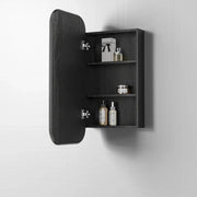 NEWPORT 900X450 SHAVING CABINET BLACK OAK FIL Kitchen Bathroom