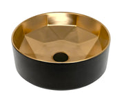STAR BASIN ROUND MATT GOLD 400X400X140 FIL Kitchen Bathroom