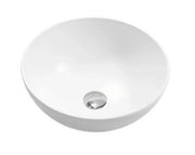 BONDI BASIN 400 ROUND WHITE/GREY FIL Kitchen Bathroom