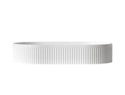 KENSINGTON 580X360X100 OVAL FLUTED BASIN FIL Kitchen Bathroom