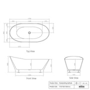 ATTICA LONDON BATH 1700 GLOSS WHITE FIL Kitchen Bathroom