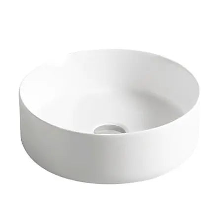 Otti Artis 88 355x355x120 Matte White With Straight Edge Basin (IS4089MW)