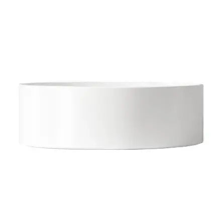 RADIUS ROUND BASIN 355X355 MATT WHITE WITH STRAIGHT EDGE FIL Kitchen Bathroom