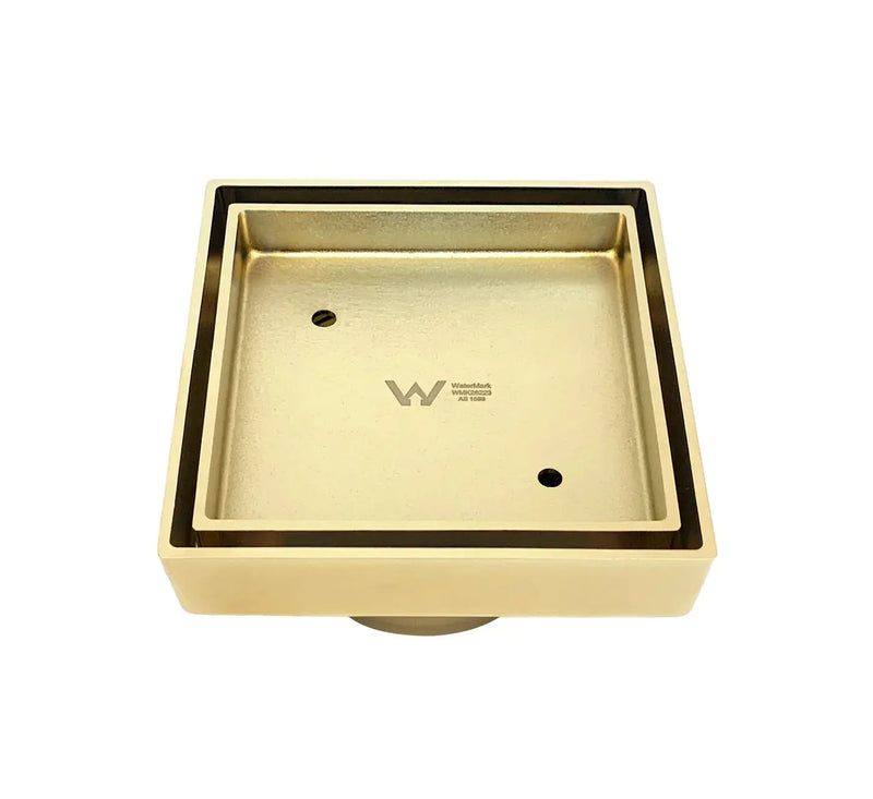 Smart Tiles Waste 114 Solid Square Brass Chrome/Matte Black/Brushed Gold FIL Kitchen Bathroom