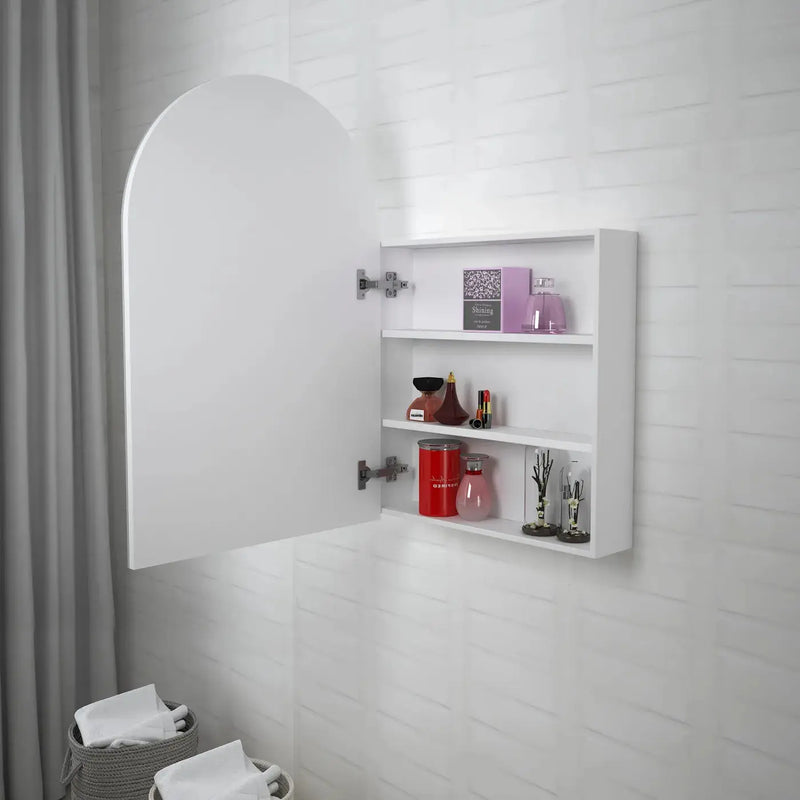 ARCHIE SHAVING CABINET 900X600X120 WHITE FIL Kitchen Bathroom