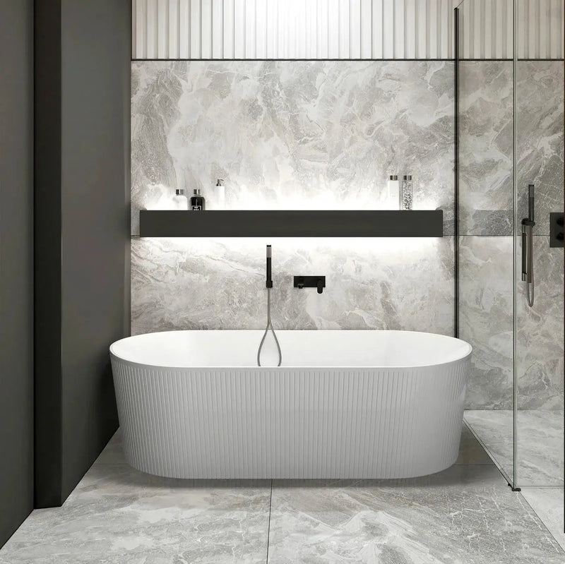 ATTICA NOOSA BATH 1700 GLOSS WHITE FIL Kitchen Bathroom