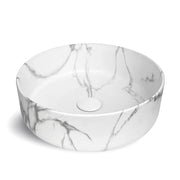 Radius Round Above Counter Basin Carrara 360x360x115mm - FIL Kitchen Bathroom