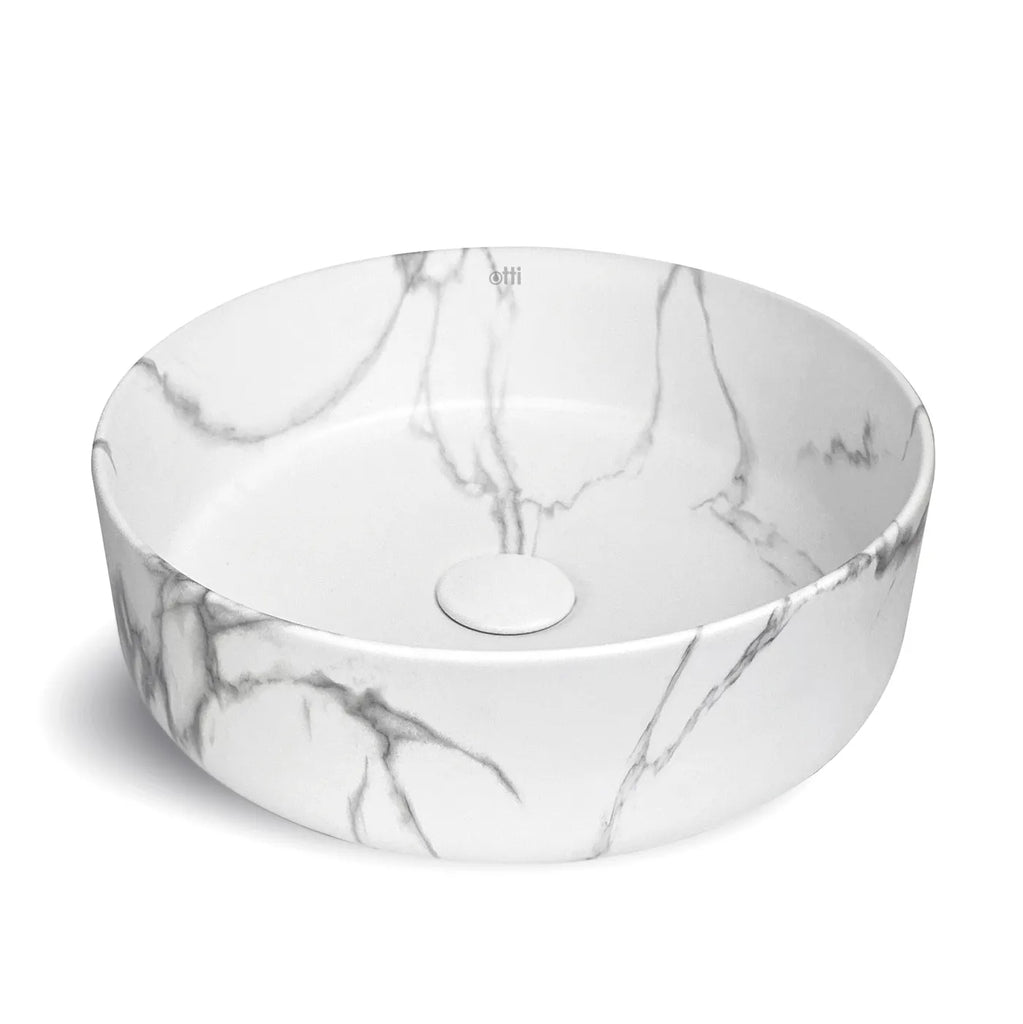 Radius Round Above Counter Basin Carrara 360x360x115mm