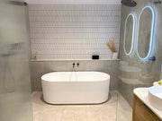 ATTICA NOOSA BATH 1500 MATT WHITE FIL Kitchen Bathroom