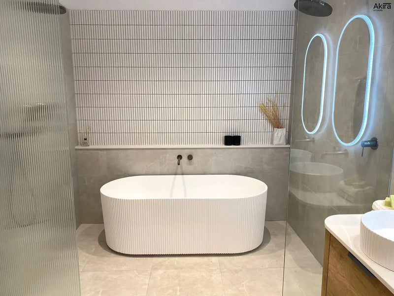 ATTICA NOOSA BATH 1500 MATT WHITE FIL Kitchen Bathroom
