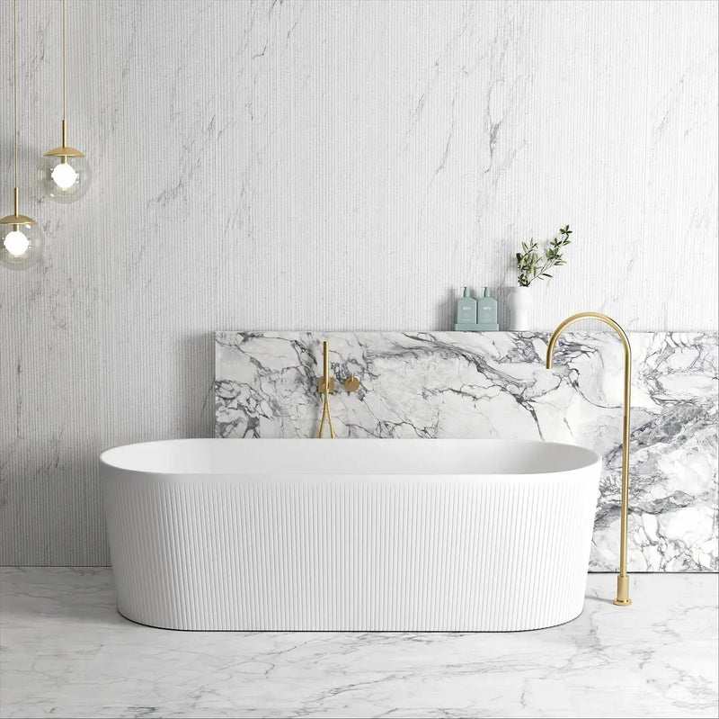 ATTICA NOOSA BATH 1700 MATT WHITE FIL Kitchen Bathroom