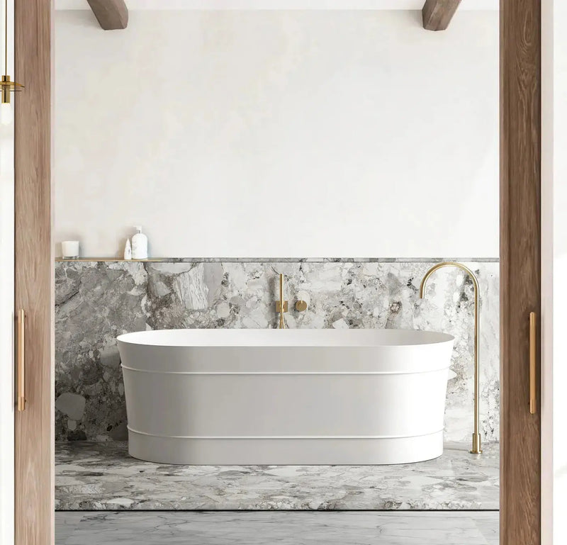 ATTICA BONDI BATH 1500 MATT WHITE FIL Kitchen Bathroom