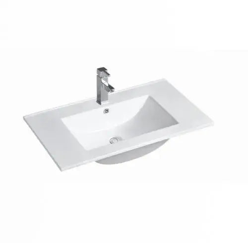 SlimLine Ceramic Top  Single Bowl with Overflow 600mm/750mm/900mm/1200mm - FIL Kitchen Bathroom