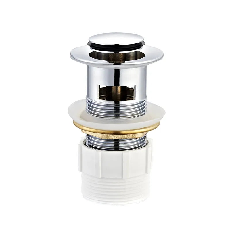 POP UP WASTE OF 32MM WITH OVERFLOW CHROME/BLACK