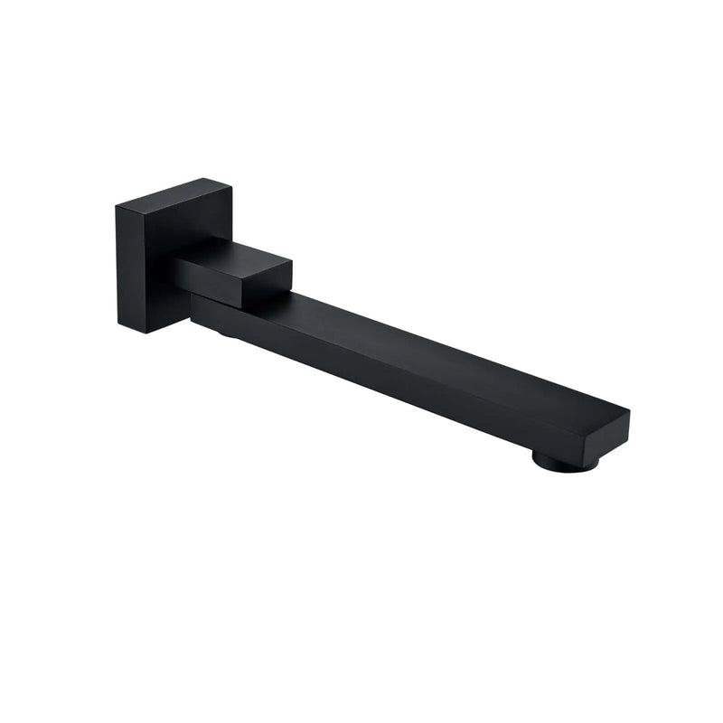 BLAZE Bathtub/Basin Wall Spout Chrome/Black FIL Kitchen Bathroom
