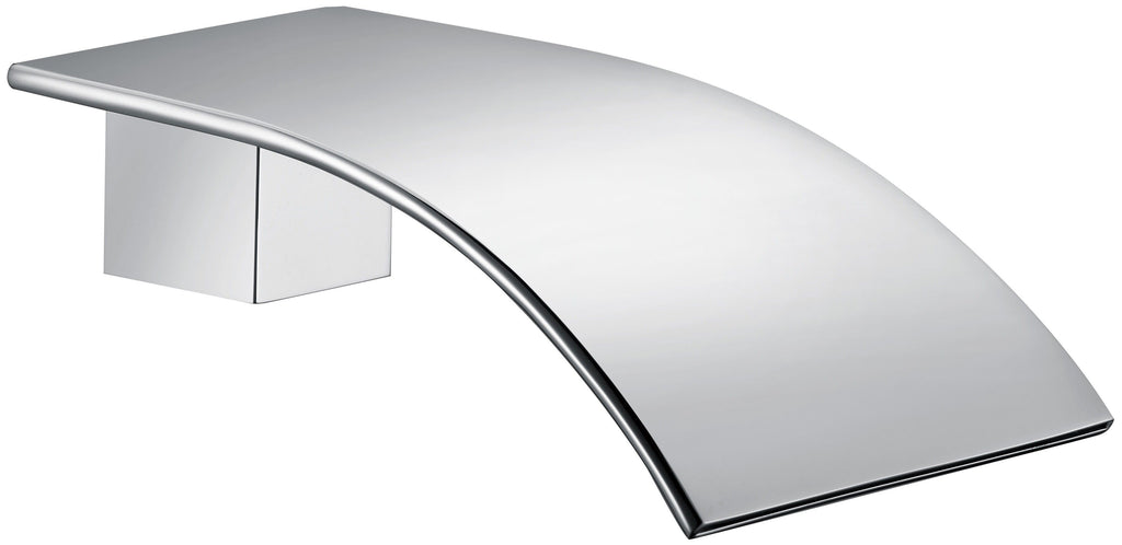 Waterfall Bathtub/Basin Wall Spout Chrome and Colours