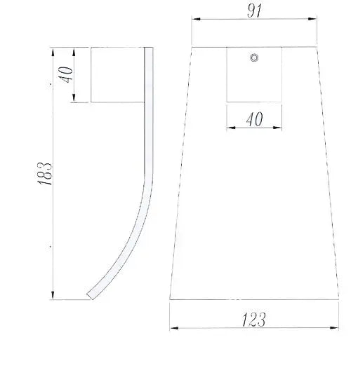 Waterfall Bathtub/Basin Wall Spout Chrome and Colours FIL Kitchen Bathroom