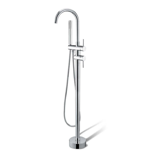 Round Freestanding Bath Mixer With Handheld Shower Chrome/Colours FIL Kitchen Bathroom