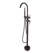 Round Freestanding Bath Mixer With Handheld Shower Chrome/Colours FIL Kitchen Bathroom