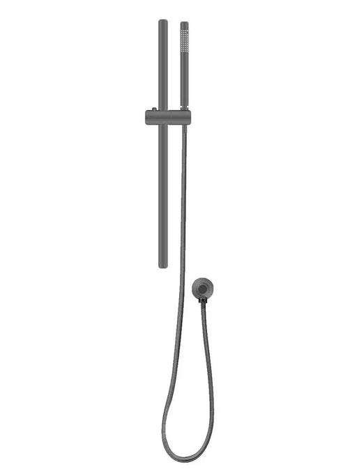 Round Stainless Steel Rail with Handheld Shower,Fixed Wall Connector Set Colours FIL Kitchen Bathroom