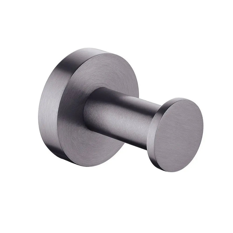 LUCID PIN Series Gun Metal Grey/Brushed Gold Robe Hook FIL Kitchen Bathroom