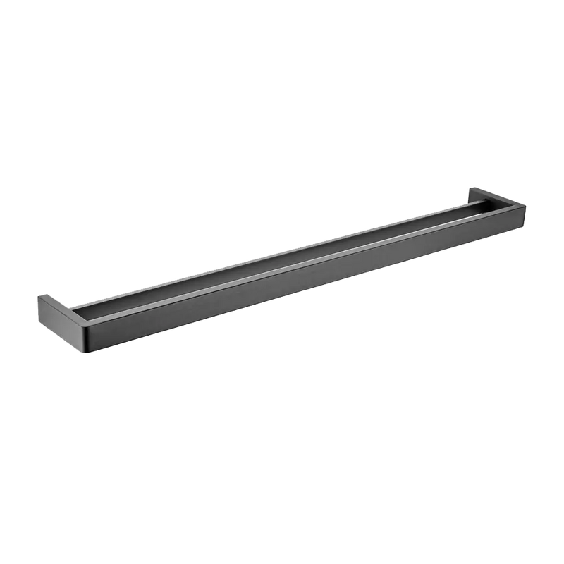 IVANO Series Square Chrome Double Towel Rail 800mm FIL Kitchen Bathroom